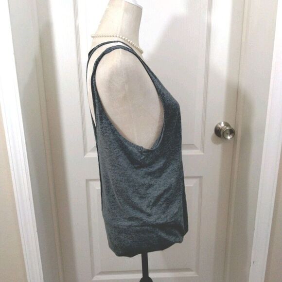 Nike Dri Fit Womens Large Tank Top Athletic Pullover Sleeveless Green - Picture 4 of 7